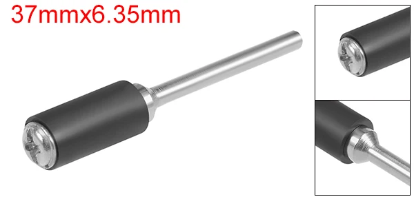Mandrini in gomma a tamburo da 1/4 pollici supporto per manicotto abrasivo con gambo da 2.35mm accessori per utensili rotanti per levigatrice levigatura lucidatura