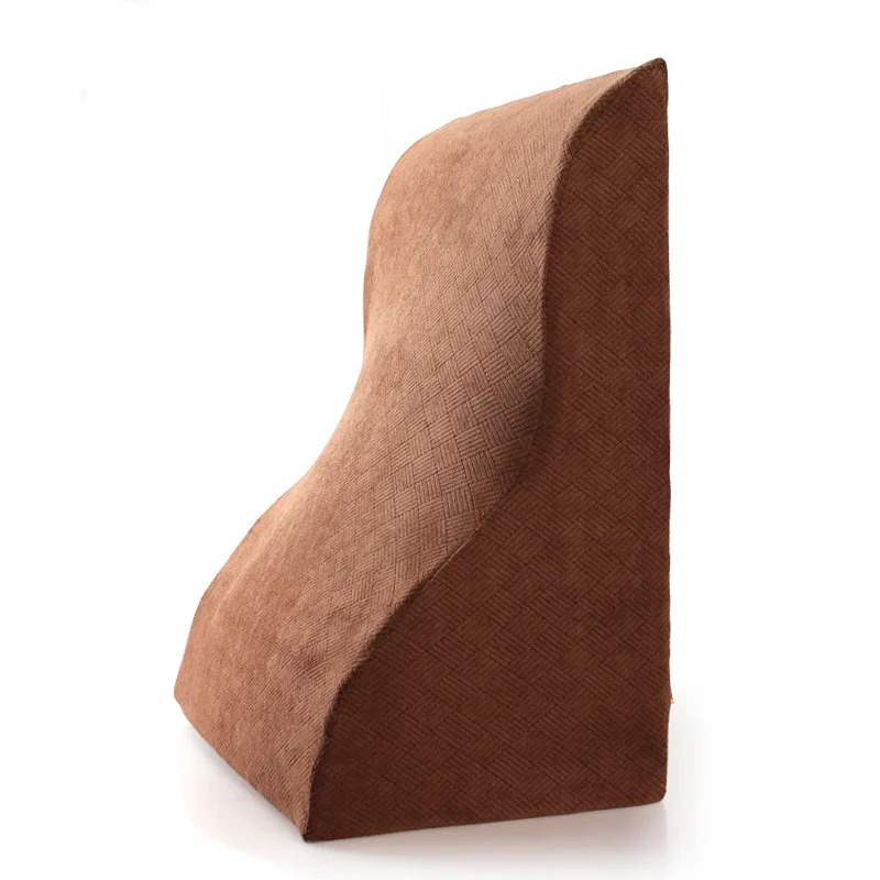 

Triangular bedside pillow, large cushion bed waist protection, backrest waist cushion