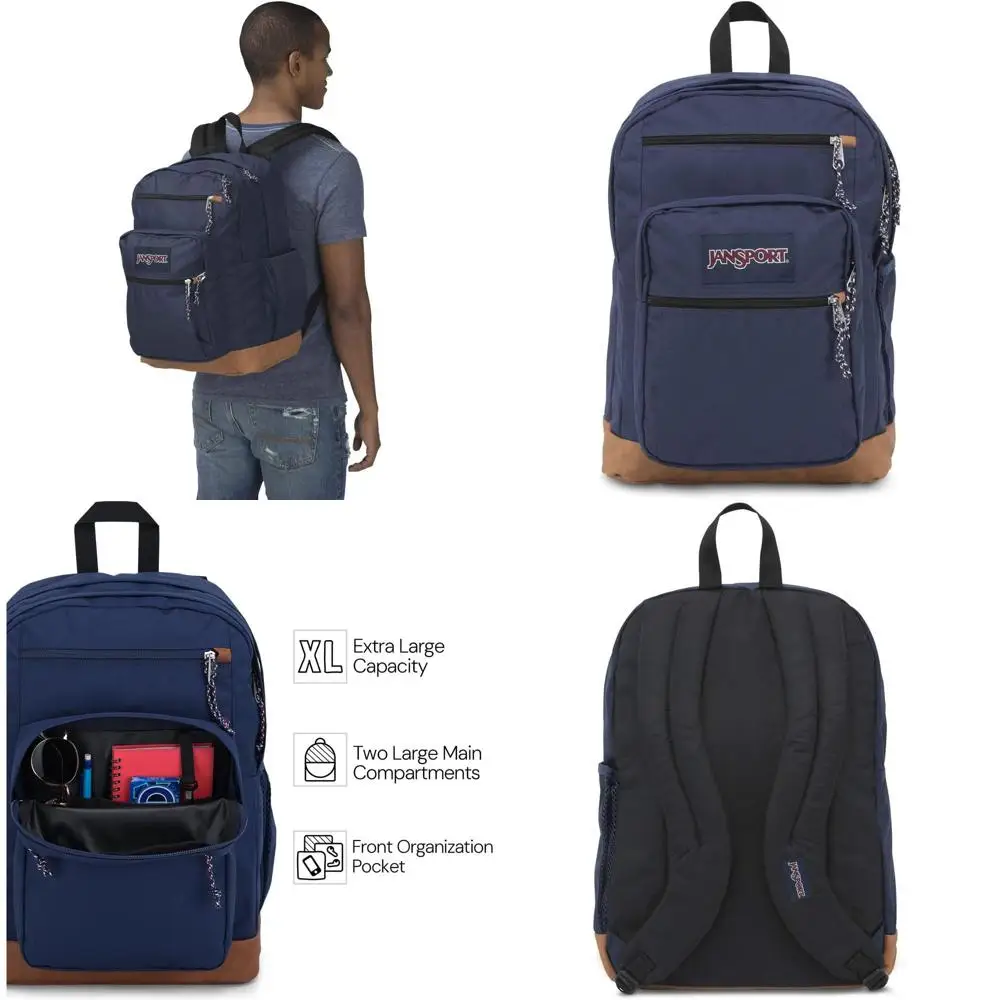 

Рюкзак для ноутбука Navy 15 с 2 отделениями и эргономичными лямками | Большой рюкзак для ноутбуков