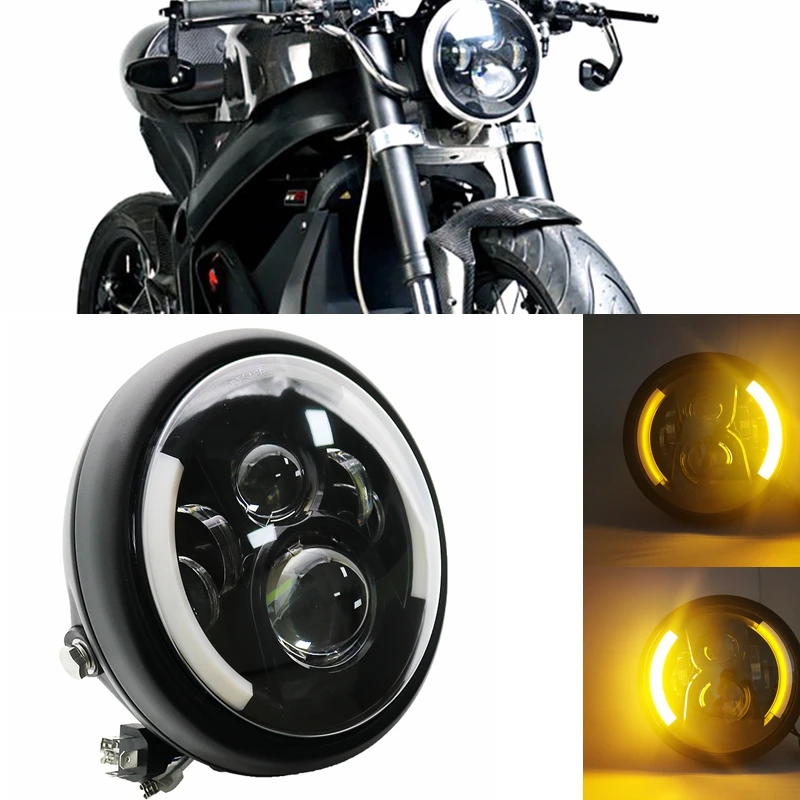 7inch LED Motorcycle Headlight Universal 7.5