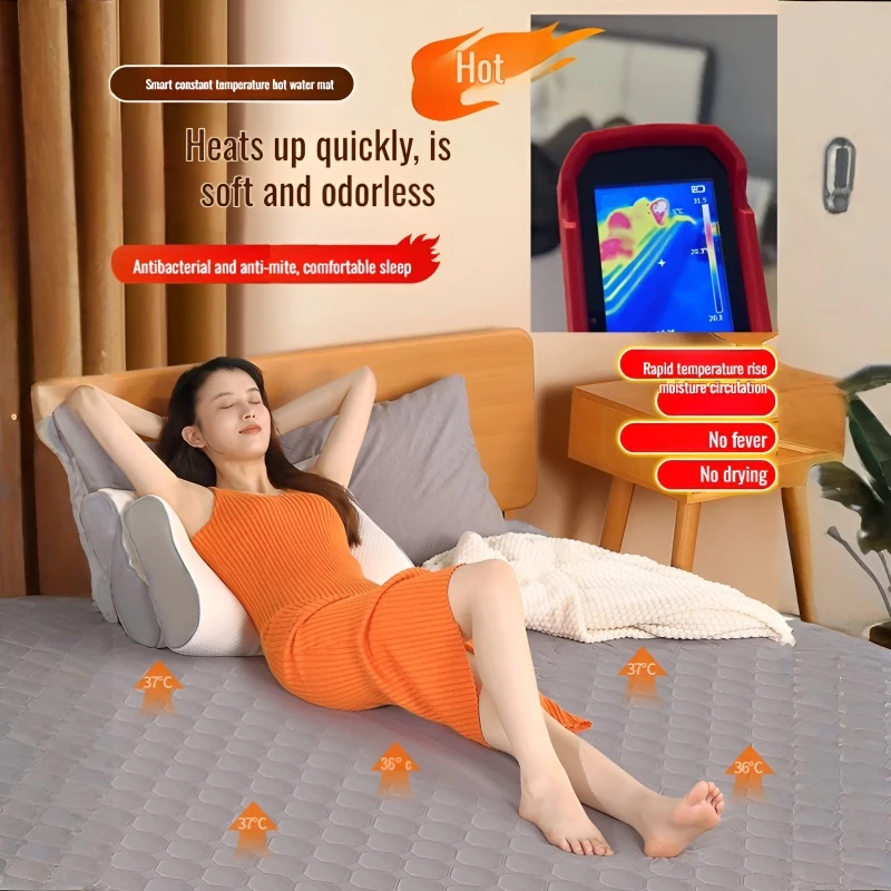 Water-heating Electric Blanket Separate Water-circulation Mattress Heater Overheat Protection Timed Shutdown Electric Blanket