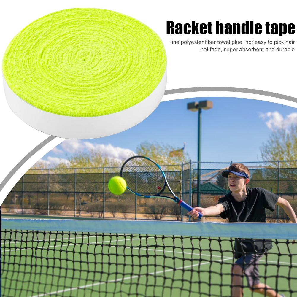 10m Fishing Rod Wrapping Belt Anti Skid Microfiber Racket Handle Wrapping Belt Super Absorbing Replacement 3cm Wide Accessories