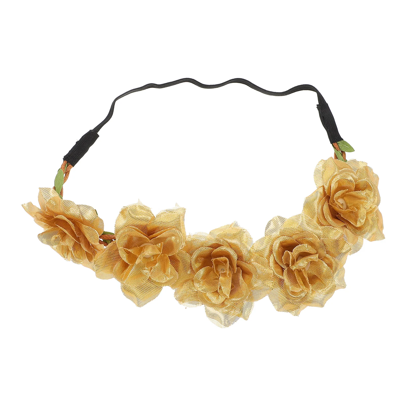 

Rose Headb Party Wreath Performance Hair Hoop Headdress Flowers Hairb Wreaths Lightweight Premium Material Cosplay Photo Props