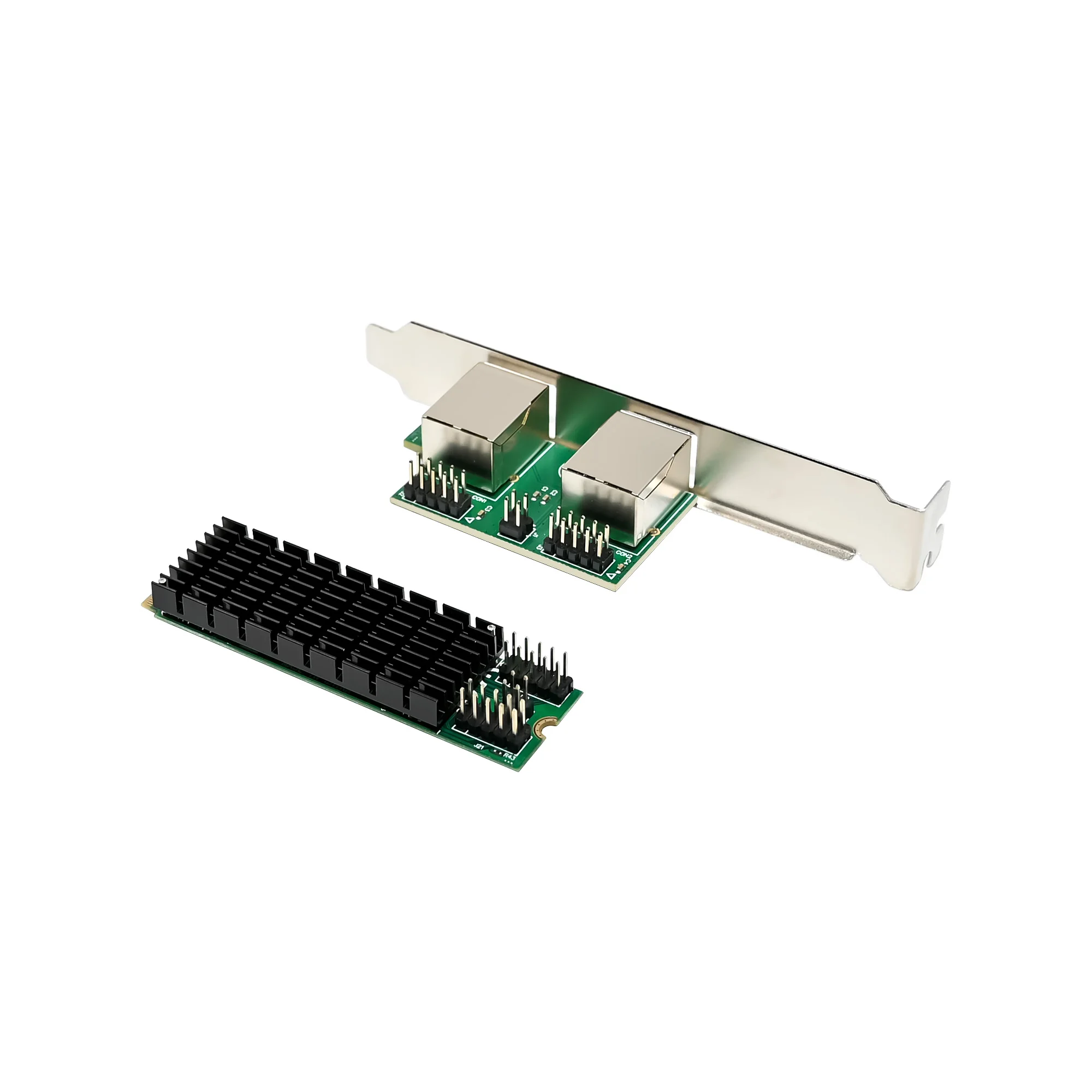 SUNWEIT ST7371 M.2 B=M RTL8125B 3,5W Dual-RJ45 10/100/1000/2.5GM Bekabelde netwerkadapter Interne desktop NIC-voorraad