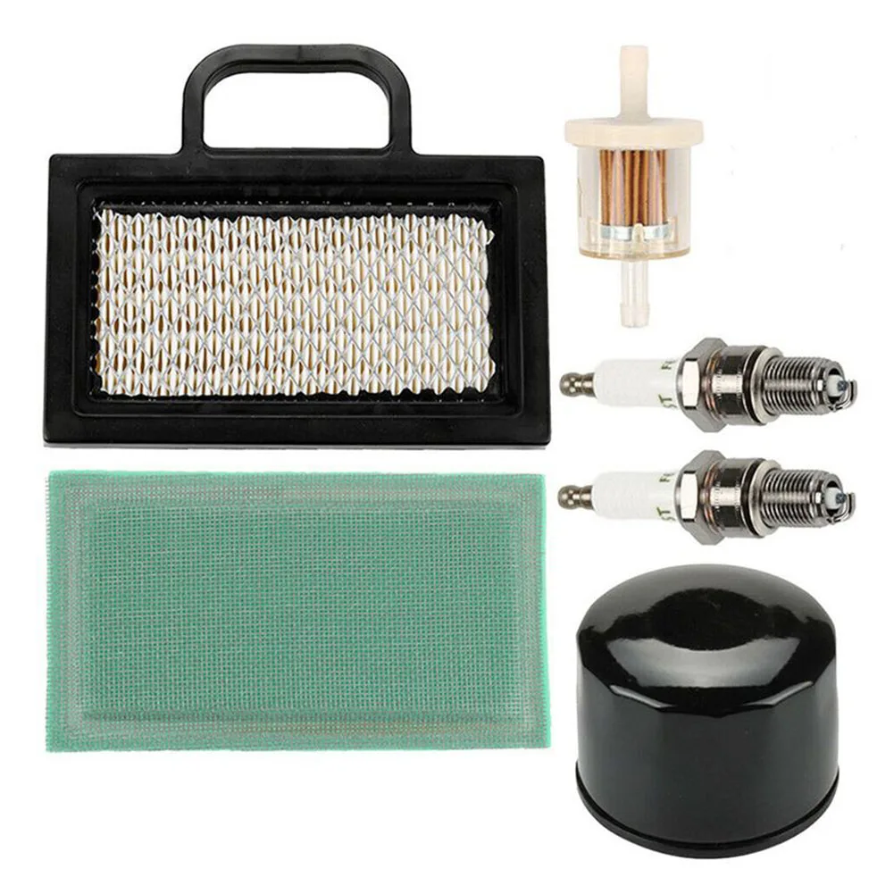 Paquet de filtres essentiels pour tondeuse à gazon, Compatible avec les moteurs jumeaux Intek V, doté de plusieurs références OEM