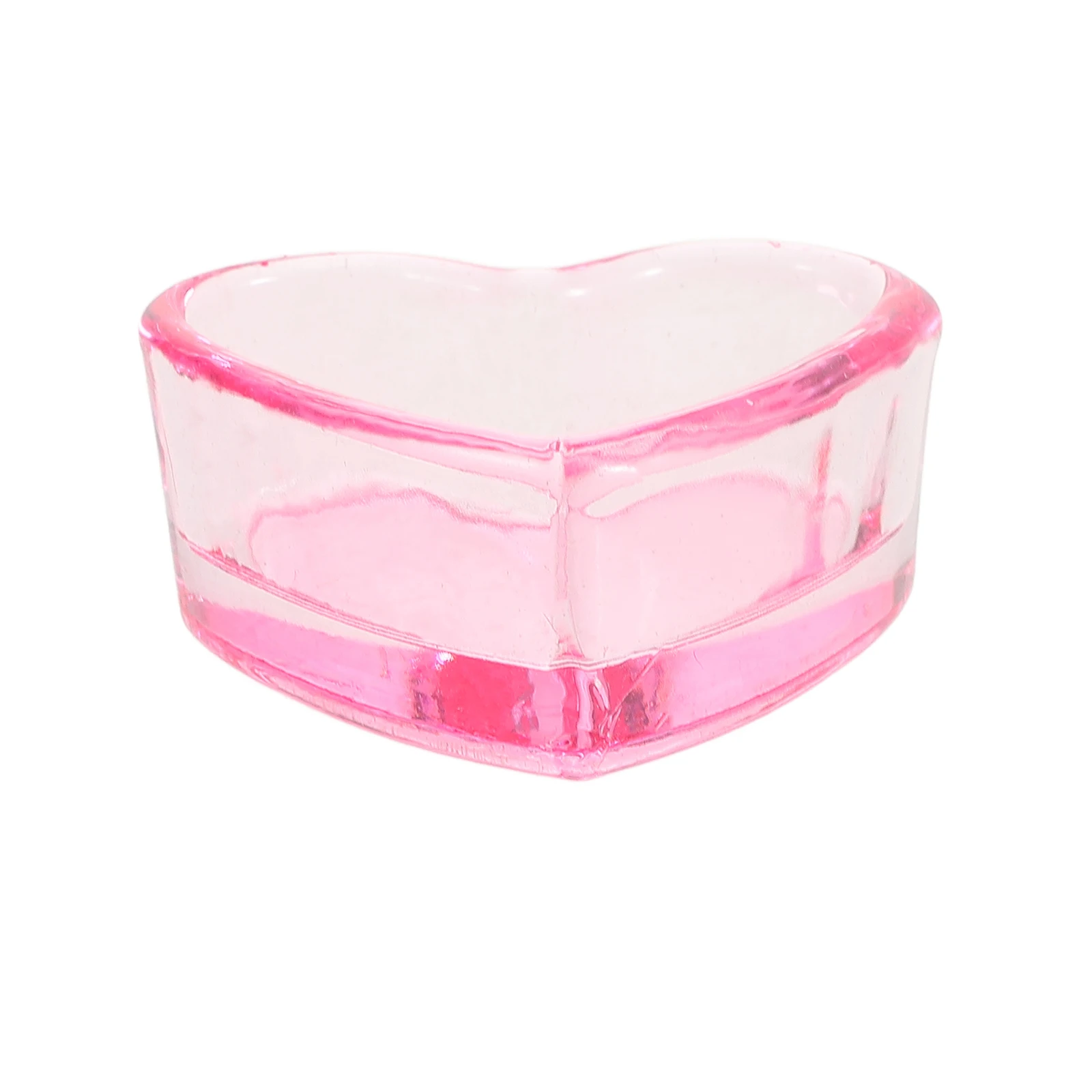 

Heart Shape Glass Nail Dappen Cup Elegant Design Acrylic Nail Tools Storage Liquid Holder Gift Idea Dappen Dish