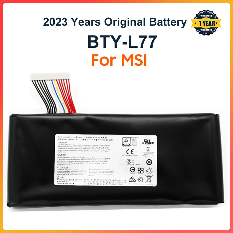 BTY-L77 Laptop Battery For MSI GT72 2QD GT72S 6QF GT72VR WT72 MS-1781 MS-1782 MS-1783 2PE-022CN 2QD-1019XCN 2QD-292XCN