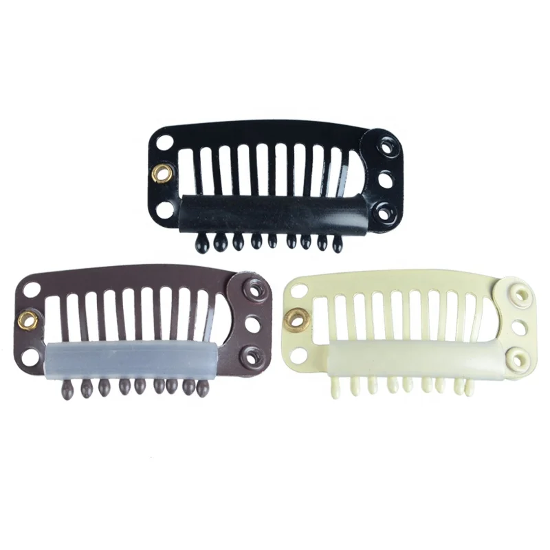 

1 шт., бестселлер, зажимы для парика для захвата волос, зажимы для машины, 9 зубьев, профессиональные аксессуары для салонов