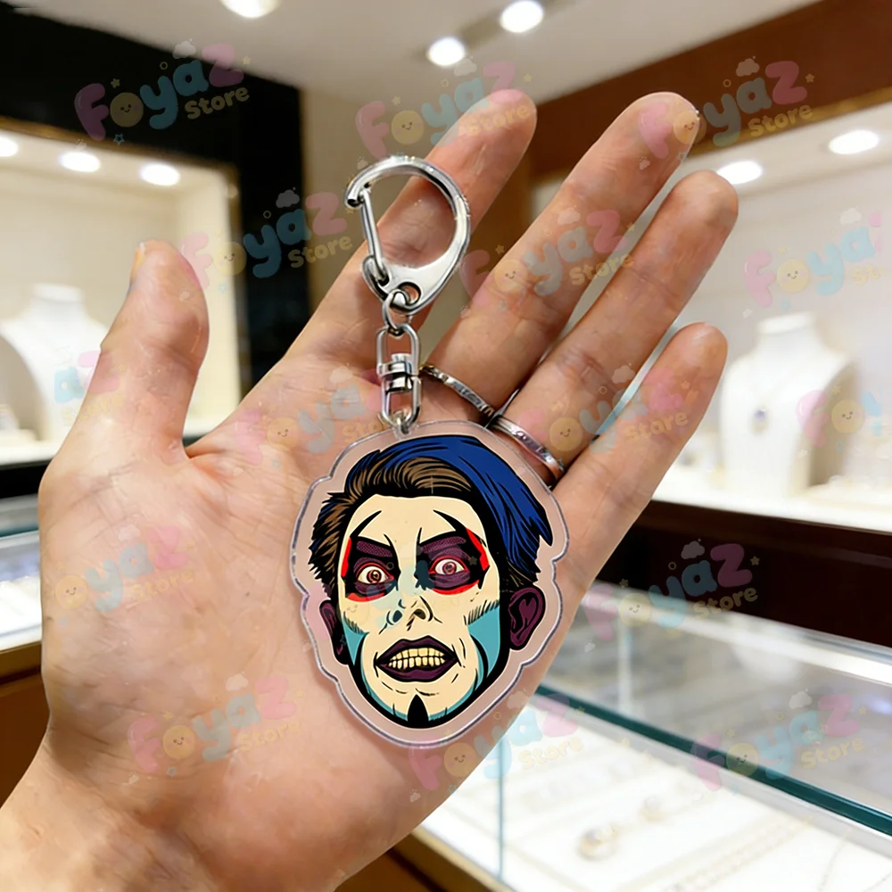 Wrestler Danhausen Keychains for Accessories Bag Donovan Theme Keyrings Jewelry Friends Gaming Gifts