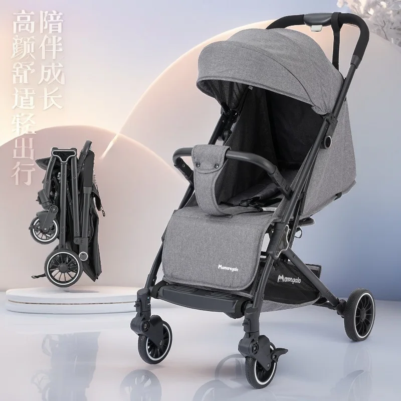 

Baby Stroller One Click Collection Three Fold Discount Can Sit or Lie Down Handcart Walking Tool Stroller
