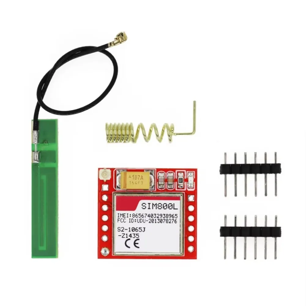 10 قطعة/الوحدة SIM800L جي بي آر إس وحدة مجلس التنمية 850/900/1800/1900 ميجا هرتز 2 جرام شبكة مع فتحة للبطاقات MicroSIM