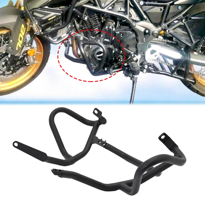 TRK 702/X Motorcycle Highway Engine Guard Crash Bar Fit For Benelli TRK702 2022 2023 TRK702 X Frame Bumper Fairing Protector Bar