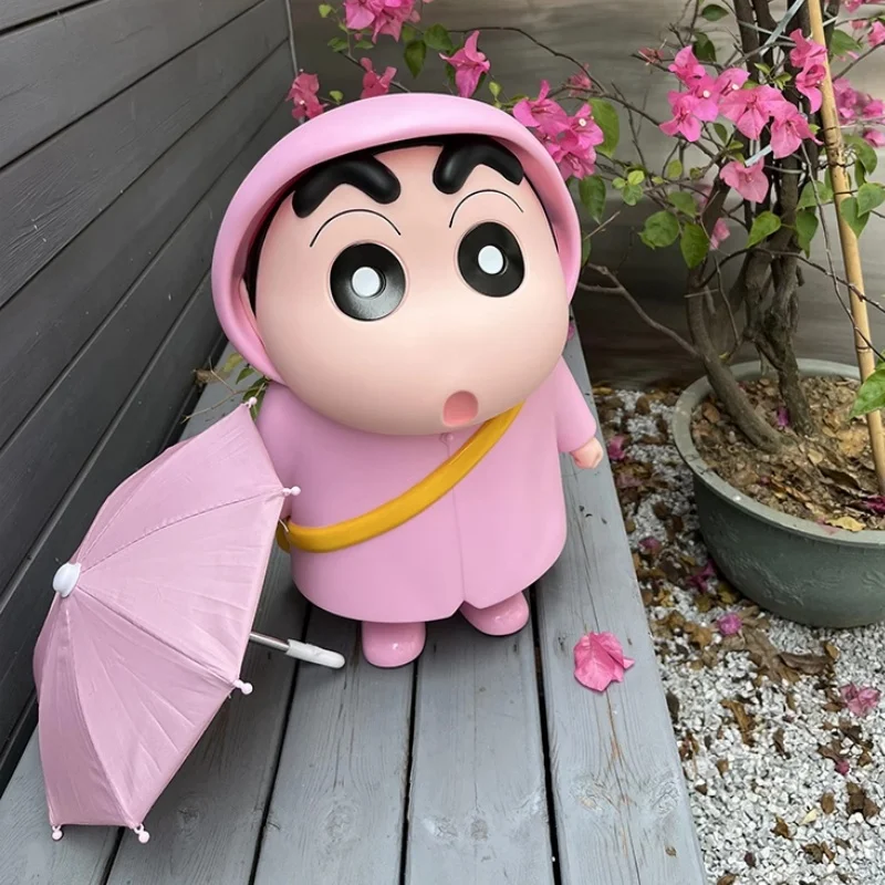 Горячая Распродажа Crayon Shin-chan 40 см Большой дождевик фигурка модель автомобиля украшение куклы Коллекция украшения Аниме ограниченные подарки на день рождения