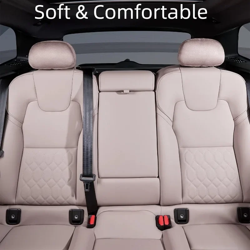 Front Rear Anti Dirty Protective Sleeves Precise Fit Interior Accessories For Volvo XC60/S90/XC90/S60/V90 Seat Headrest Covers