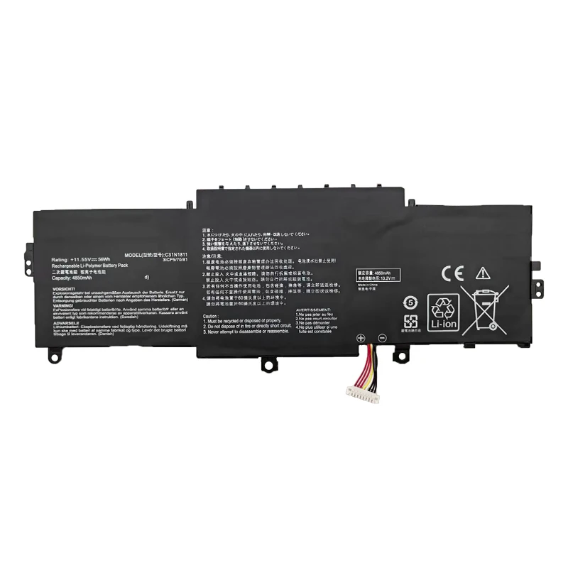 C31N1811 56Wh/4850mAh 11.55V Replacement Laptop Battery for ASUS U4300F/FN/FA UX433F/FX/FN