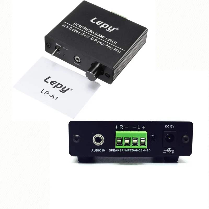 LEPY-A1 Digital Mini Headphone Power Amplifier Class D High Efficiency HIFI Power AMP