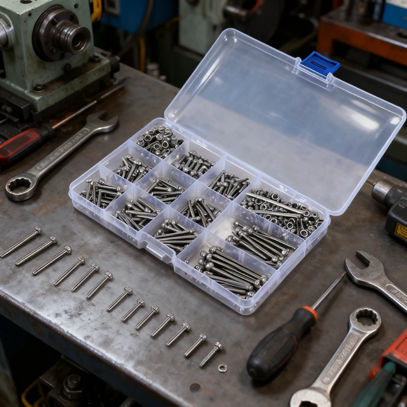 

440Pc M3 screw set M3 X 6/8-40,304 stainless steel Allen Hexagon Hex Socket cap Round Head Screw Bolt Nut with Allen wrench Kit