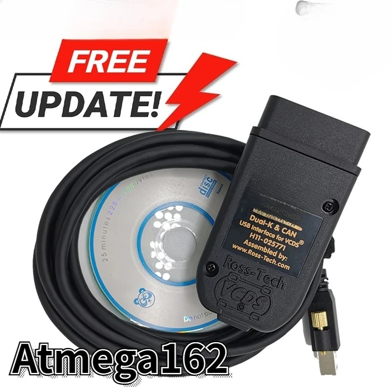 

2025 Новейший кабель для сканера VCDS 25,3 VAG OBD2 2026 Многоязычный HEX V2 Wesheu VCDS VAG COM 24,7 для Audi SKODA VW