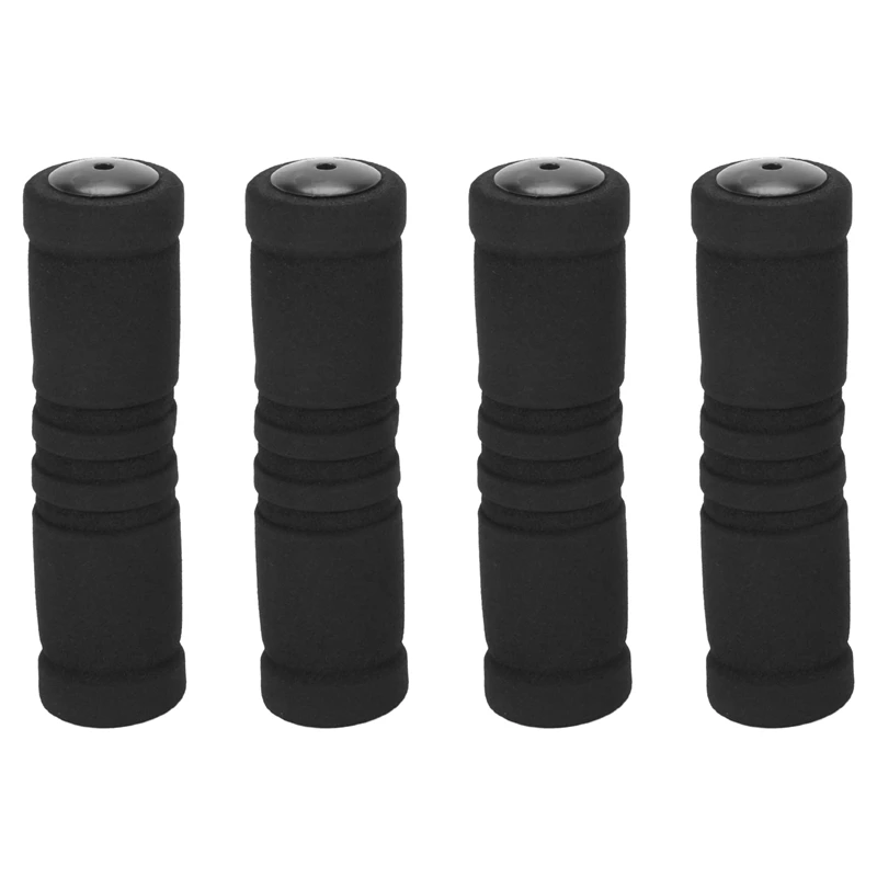 2 Pair For MTB Bike Bicycle Handle Handlebar Soft Sponge Bar Grips Black