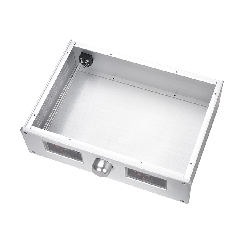 BRZHIFI Retro Chassis Model 3610 Pre-stage Amplifier Enclosure Customized Audio Amp Case DIY Aluminum Box