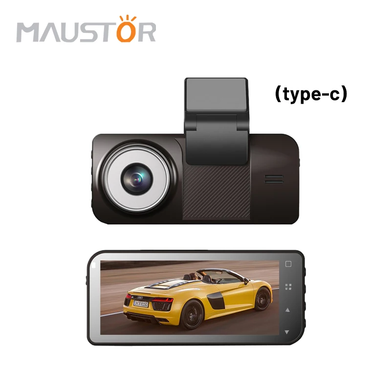 كاميرا Maustor 3.99 بوصة موديل خاص 2K WDR Dash Cam مع مستشعر G مدمج واي فاي بعدسة مزدوجة كاميرا داشكام صندوق أسود للسيارة #4
