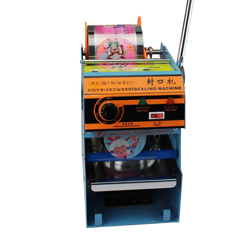 Arrival Manual Pearl Milk Tea Sealing Machine for WY-806A Tea Cup Sealing Machine Plastic Sealer 9.5CM 270W 220V / 50Hz