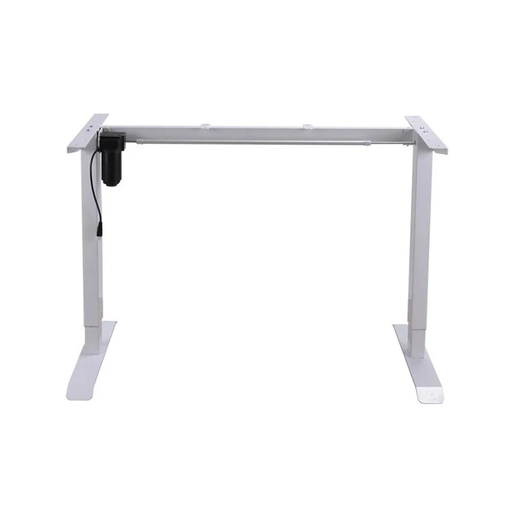 Supplier White Sit Stand Height Steel Ergonomic Electric Adjustable Office Desk