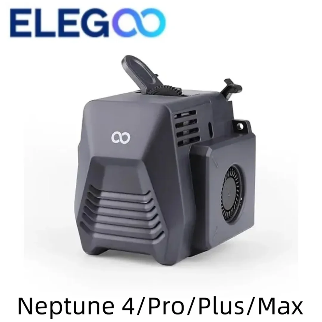 ELEGOO Neptune 4 Pro Plus Max 용 3D 프린터 압출기, 듀얼 기어 다이렉트 드라이브 압출기, 공식 3D 프린터 부품, 완전 조립