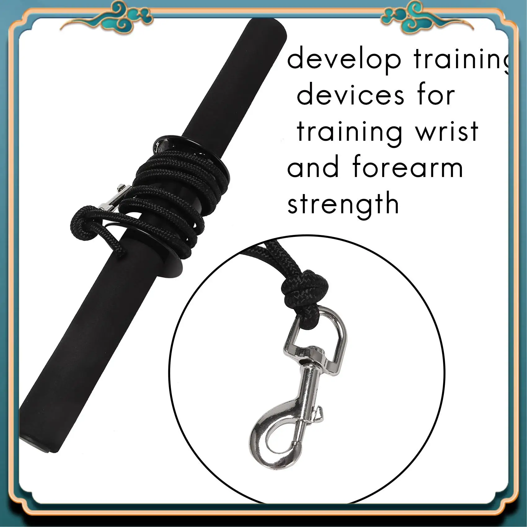 

Latest Wrist Roller Exerciser Trainer Forearm Strength Exerciser Roller Forearm Weights Grip Workout For Fitness