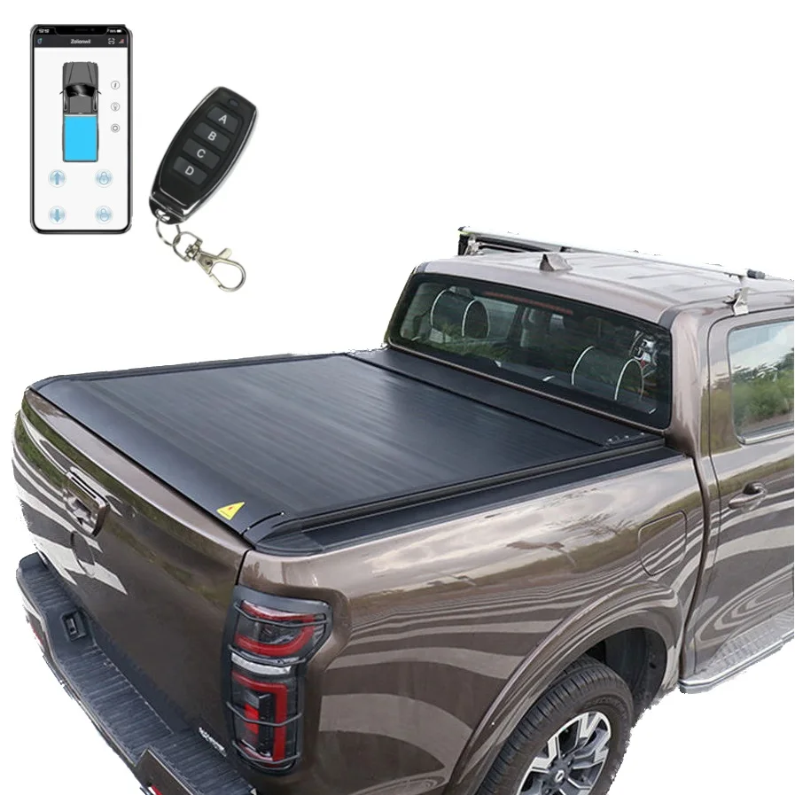 Great Wall GWM POER Rear Compartment Lid Refitting Thickened Electric Aluminum Pickup Back Cover Rolling Curtain Push Pull 