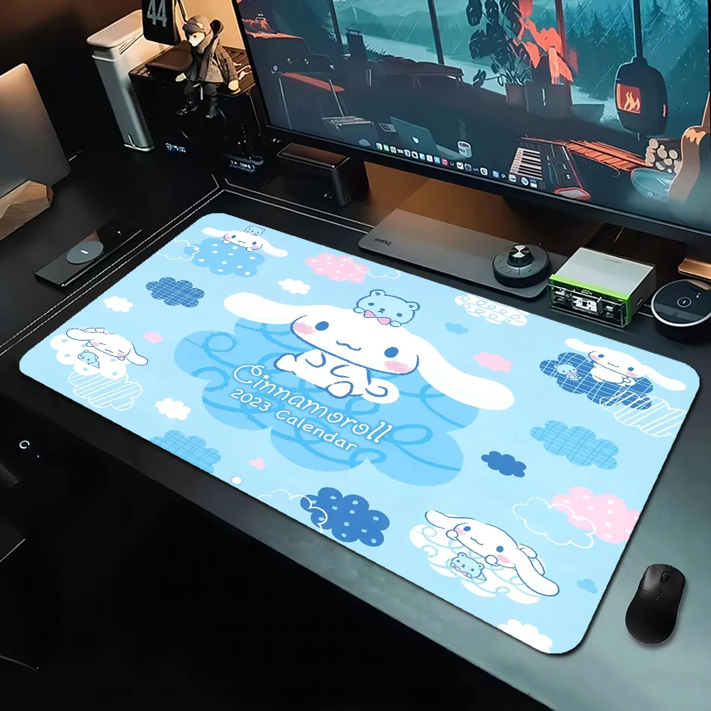 Sanrio Kawaii Cinna moroll niedlichen Mauspad schöne große Gaming Mouse pad Gamer Mauspad Größe für Spiel Tastatur Pad für Spieler