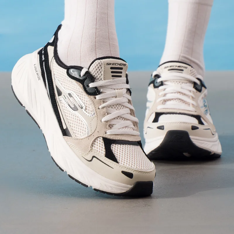 Skechers Women's Shoes Original Low-Top Lightweight Breathable Cushioning New Sports Shoes Fitness Training Road Running Shoes 150650-Ntbk-2