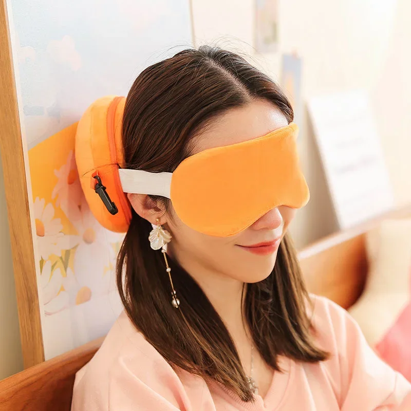 Eye Mask Neck Pillow Travel Eye Mask Pillow All-in-one Eye Mask Neck Pillow Comfortable and Soft