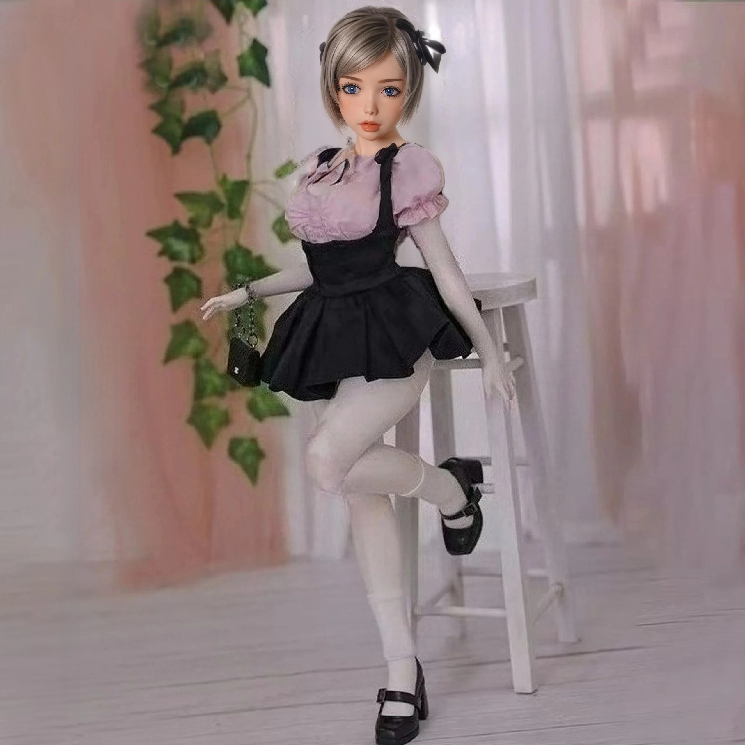 

40-дюймовая кукла TPE, всего тела,sturдные кости, универсальные позы, изысканный макияж, нежная кожа, подходит для фотографий, вечеринок.