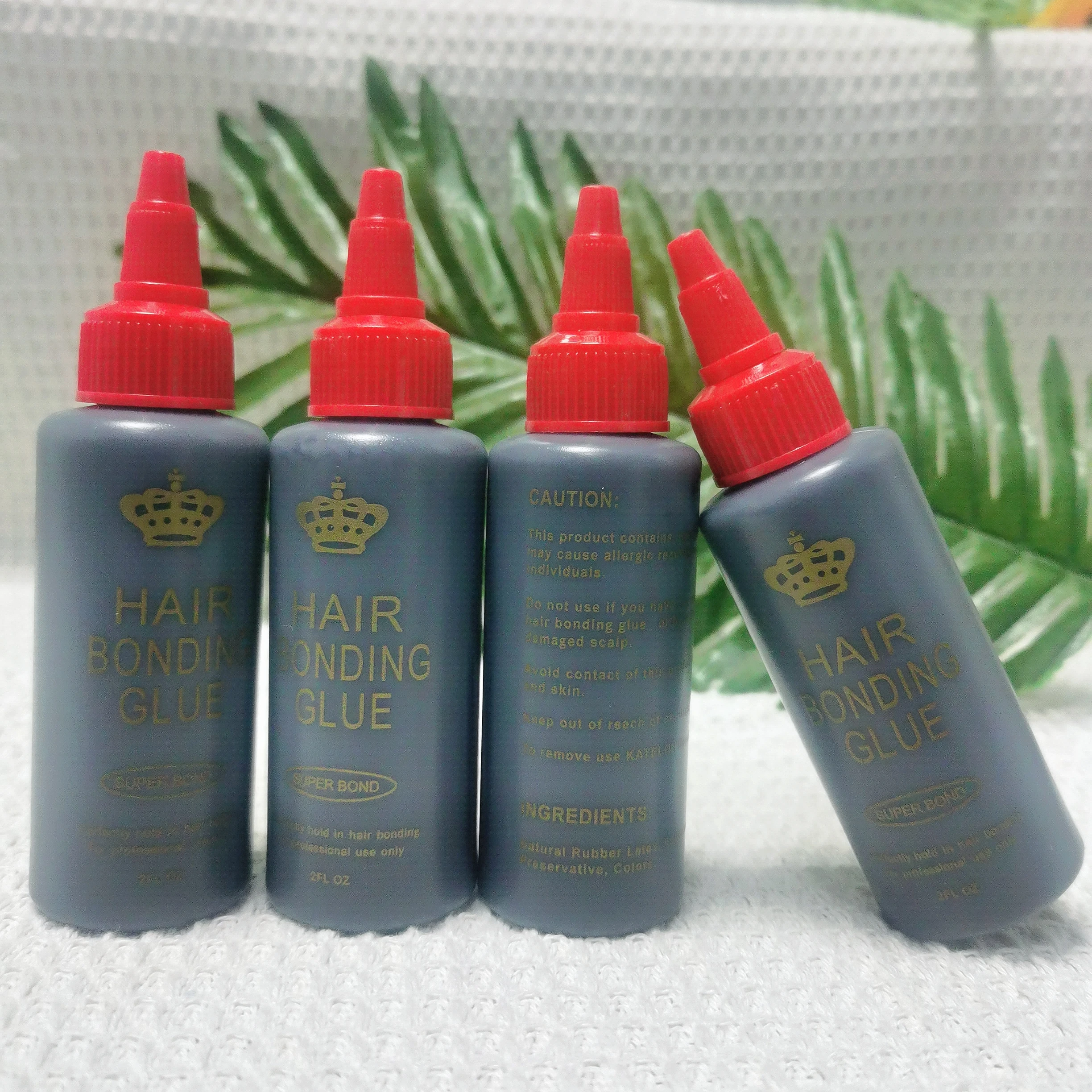 2 OZ Hair glue for lace wig waterproof Hair Weft Bonding glue adhesives ultra Hold hair bonding glue for lace frontal wig