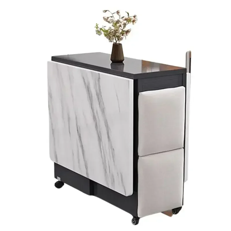 Portable Folding Dining Table Nordic Minimalist Living Rectangle Extendable Relaxing Esstisch Kitchen