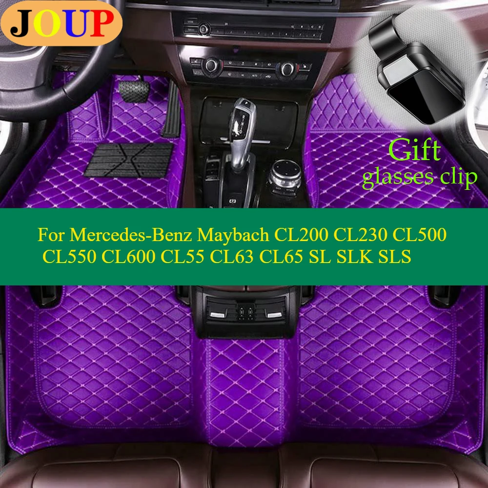 

For Mercedes-Benz Maybach CL200 CL230 CL500 CL550 CL600 CL55 CL63 CL65 SL SLK SLS Car Floor Mats Custom Left /Right Hand Drive