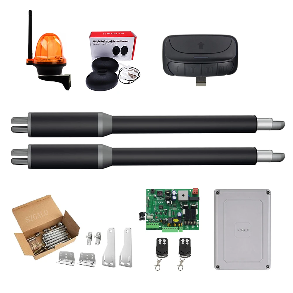 New Dual Gate Openers Engine Motor System Automatic Door AC220V/AC110V Swing Gate Driver Closer Actuator Perfect Suit Gates