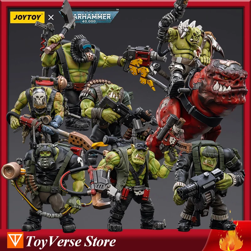 [IN STOCK] JOYTOY Warhammer 40k 1/18 Action Figures Ork Kommandos Collection Model