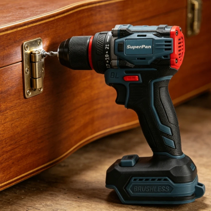 スーパーパン-コードレス-ブラシレス-ハンマードリル、多用途ホームインプルーブ＆修理ツール、本体のみ、デウォルト-マキタ-ミルウォーキーバッテリー対応