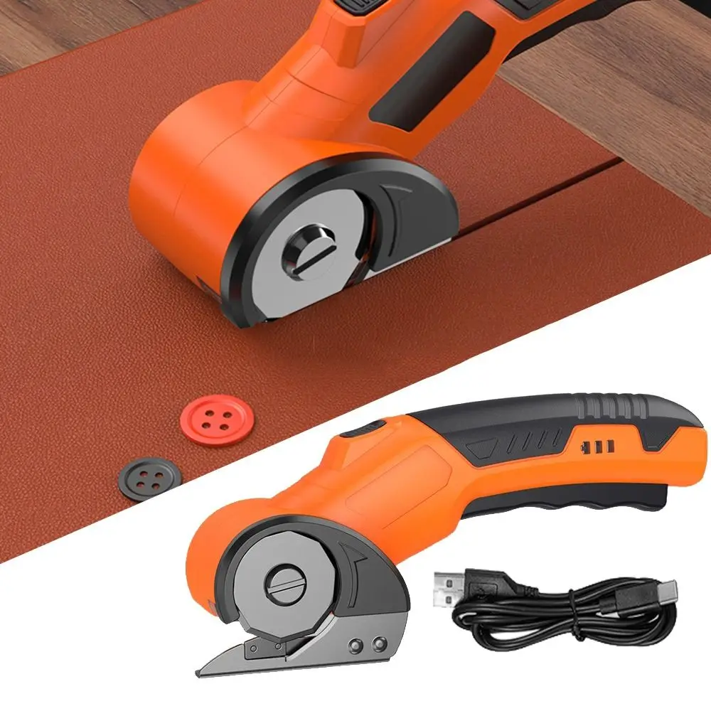 Safety Lock Electric Shears Fast Cutting Quiet Operation Cardboard Cutter Wireless Design Accurate Cutting Rotary Scissors
