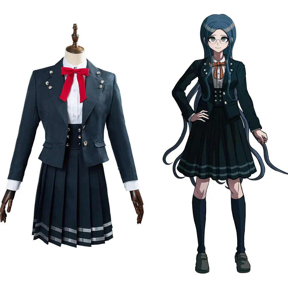 

Danganronpa V3 Cosplay Shirogane Tsumugi Cosplay Costume Uniform Skirts Outfits For Girls