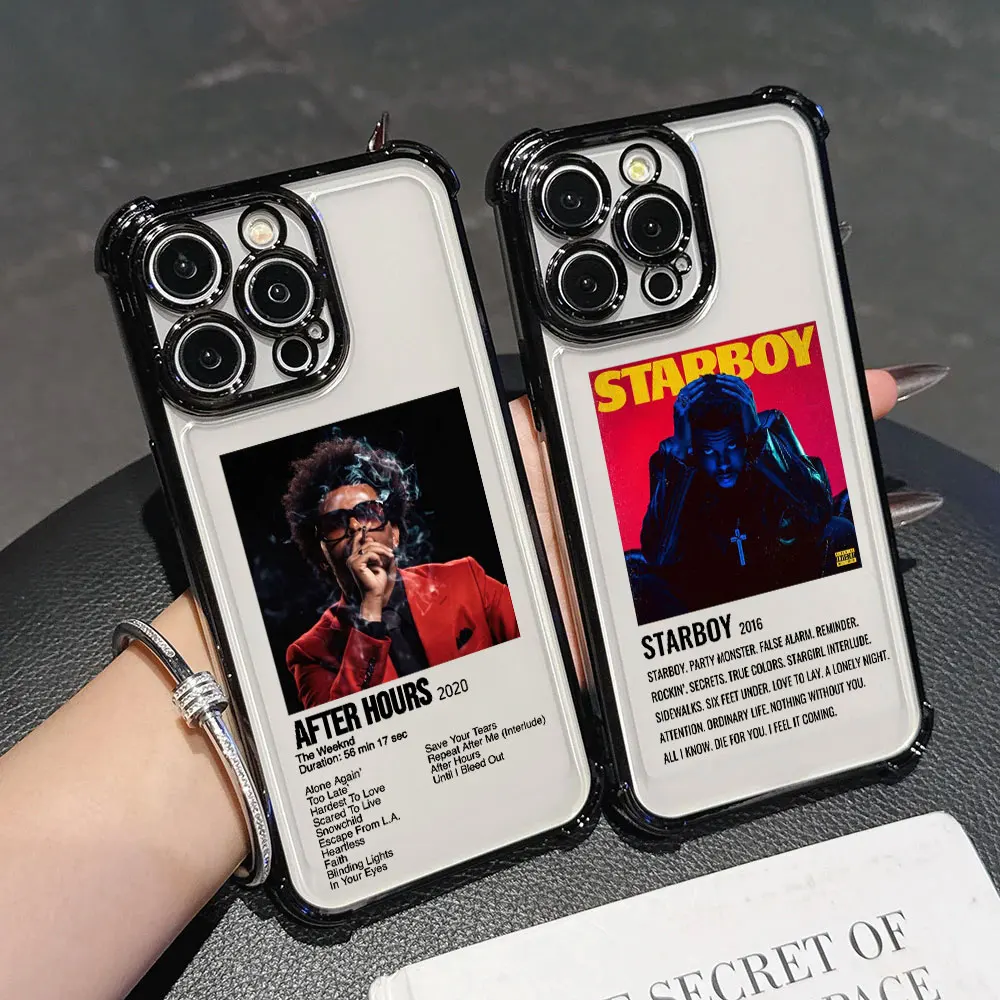 

The Weeknd Album Poster Soft Funda For iPhone 17 Pro 16 15 14 13 12 11 Pro Max Case 17 Plus 17E 16E 17Air Protection Phone Cover