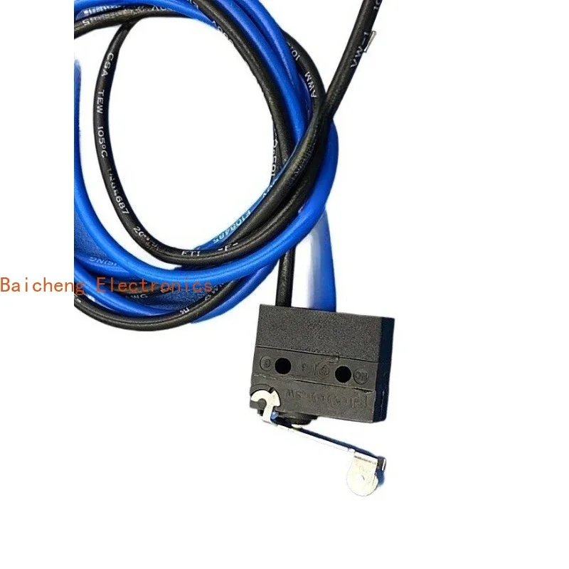 5PCS Down line with wire, normally open with wheels, waterproof and dustproof, 6A micro motion car small travel limit switch