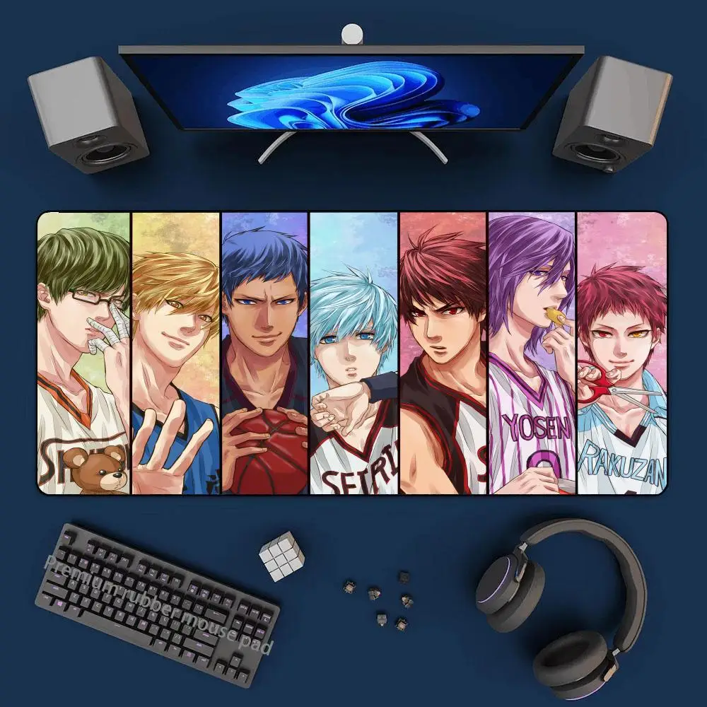 Kurokos Basketball Cool Fashion Gamer Speed Mice Retail XXL 900X400MM Rubber Mousepad Size for mouse pad Keyboard Deak Mat