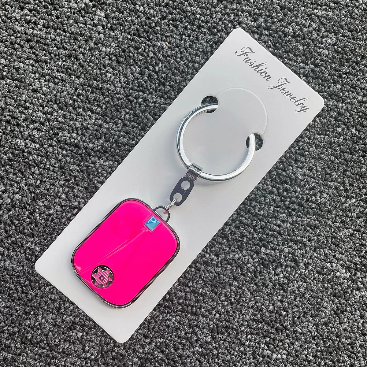Chrome Keychain Zinc Alloy KeyRing