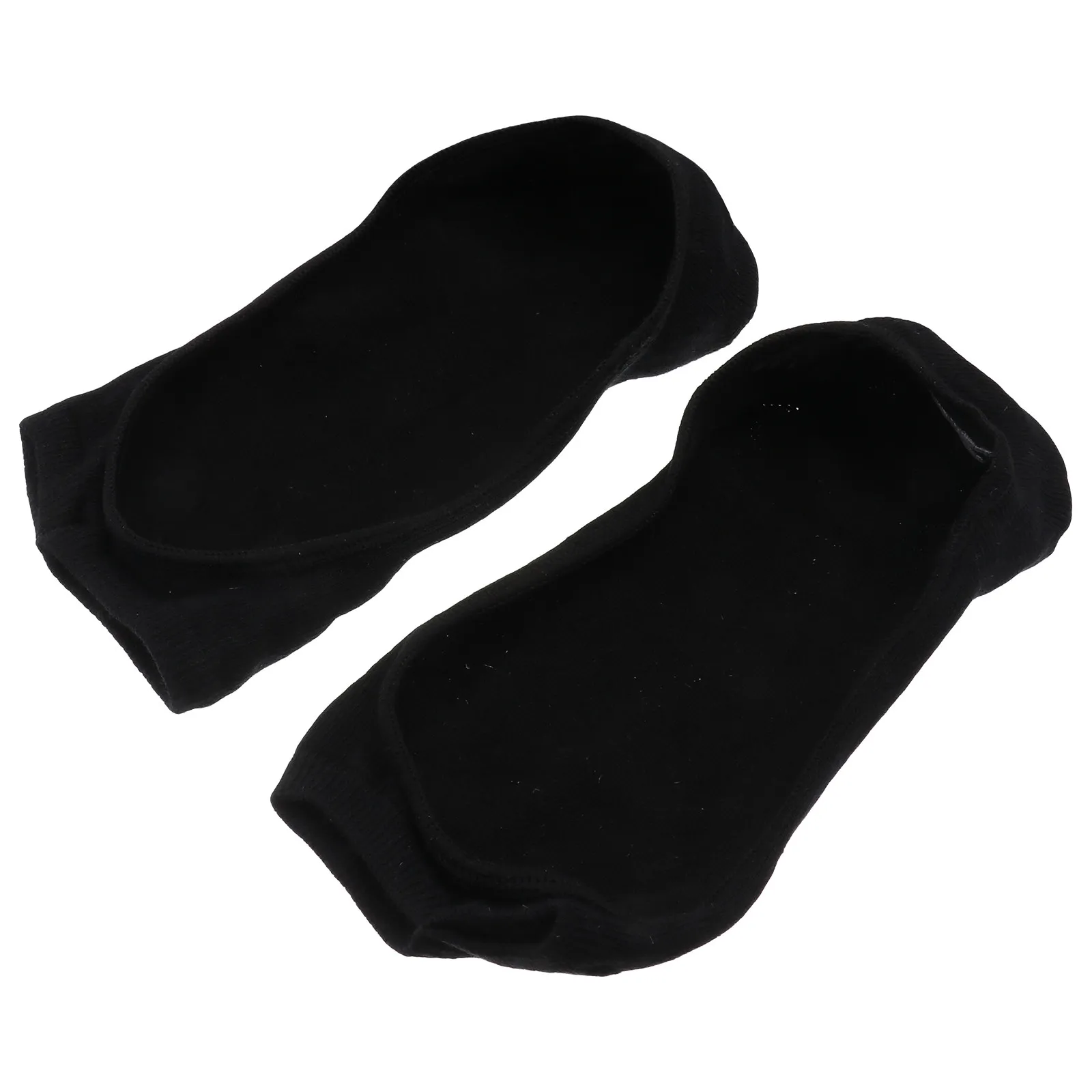 Summer Yoga Women Breathable Thin Non Skid Two Toed Socks Fashion Open Toe Invisible Socks For Girl Black Elastic Soft Premium