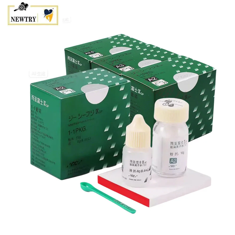 GC Fuji I/II/IX Glass Ionomer Cement Dental Glass Ionized Luting Resin Materials Porcelain Veneers Bonding Powder Liquid Agent