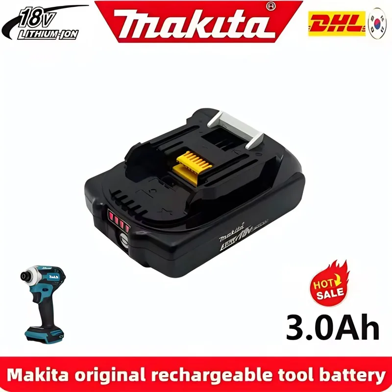 

Makita 3.0Ah 18V Rechargeable Battery for Makita Tool BL1830B BL1840 BL1840B BL1850 BL1850B 18650 DTW700 18V Battery