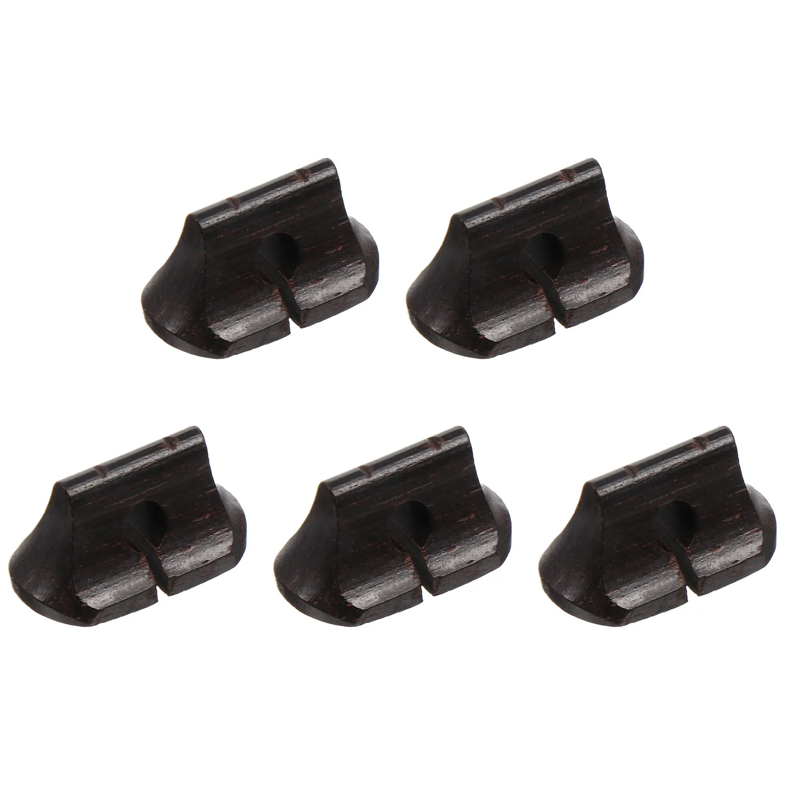 5Pcs Professional Erhu Bridge Ebony Wood Crafted Erhu Accessories Musical Instrument Parts Sound Quality Optimized Bridge Kit
